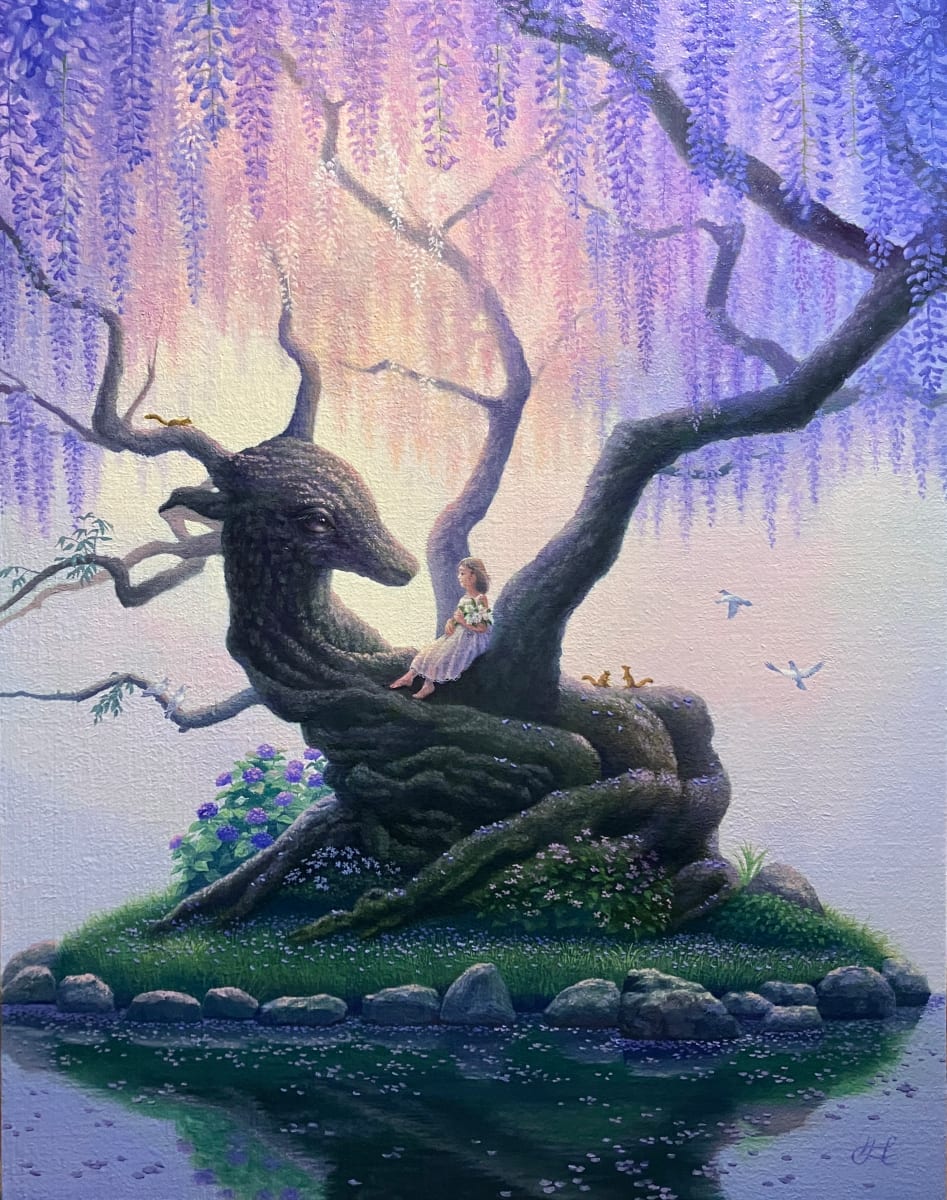 Under the Wisteria Tree by Himena Kokufuta 