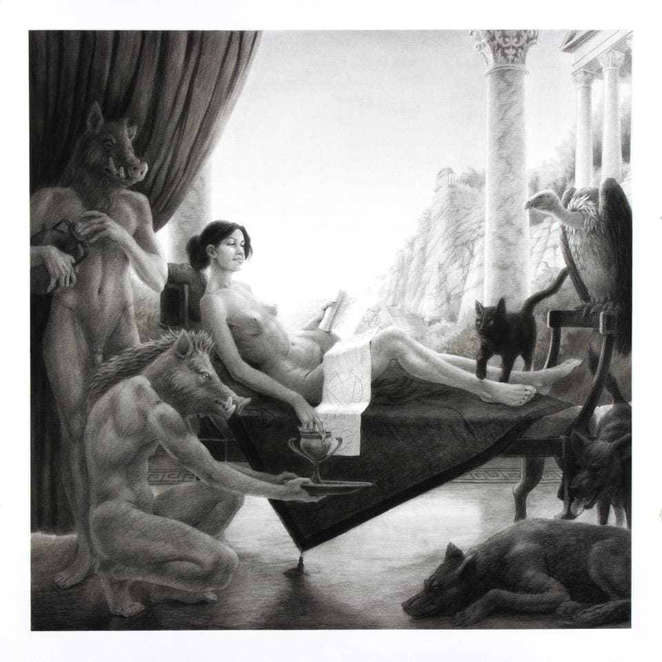Circe's Attendants by Kit Curry, Image 1.