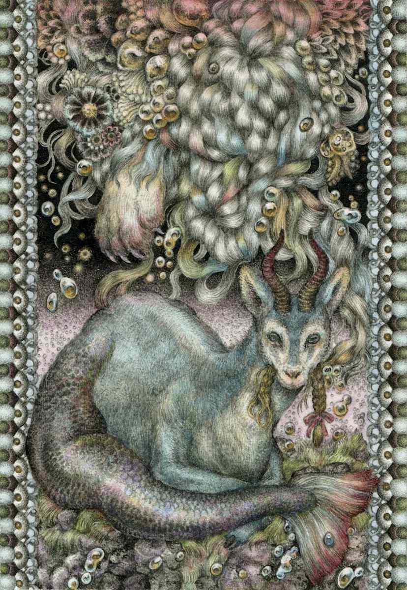 Capricorn at the bottom of the water by Hitomi Aoki 