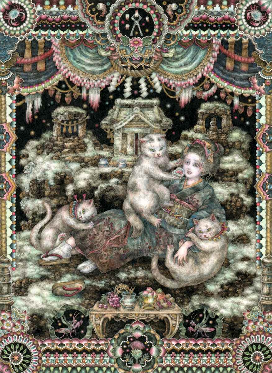 Invitation to Become a Bakeneko by Hitomi Aoki, Image 1.