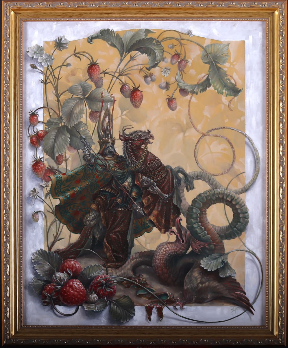 Behold, the Emerald Knight of Strawborough! by J. Henry, Image 1.