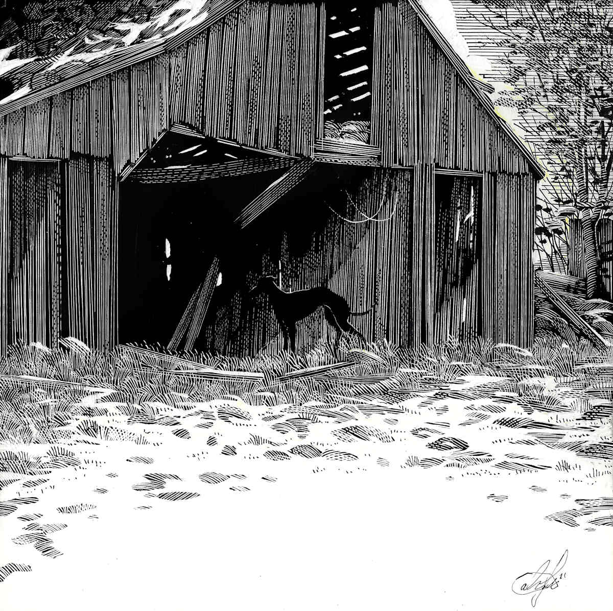 Under Burnt Hill by Calvin Laituri, Image 1.