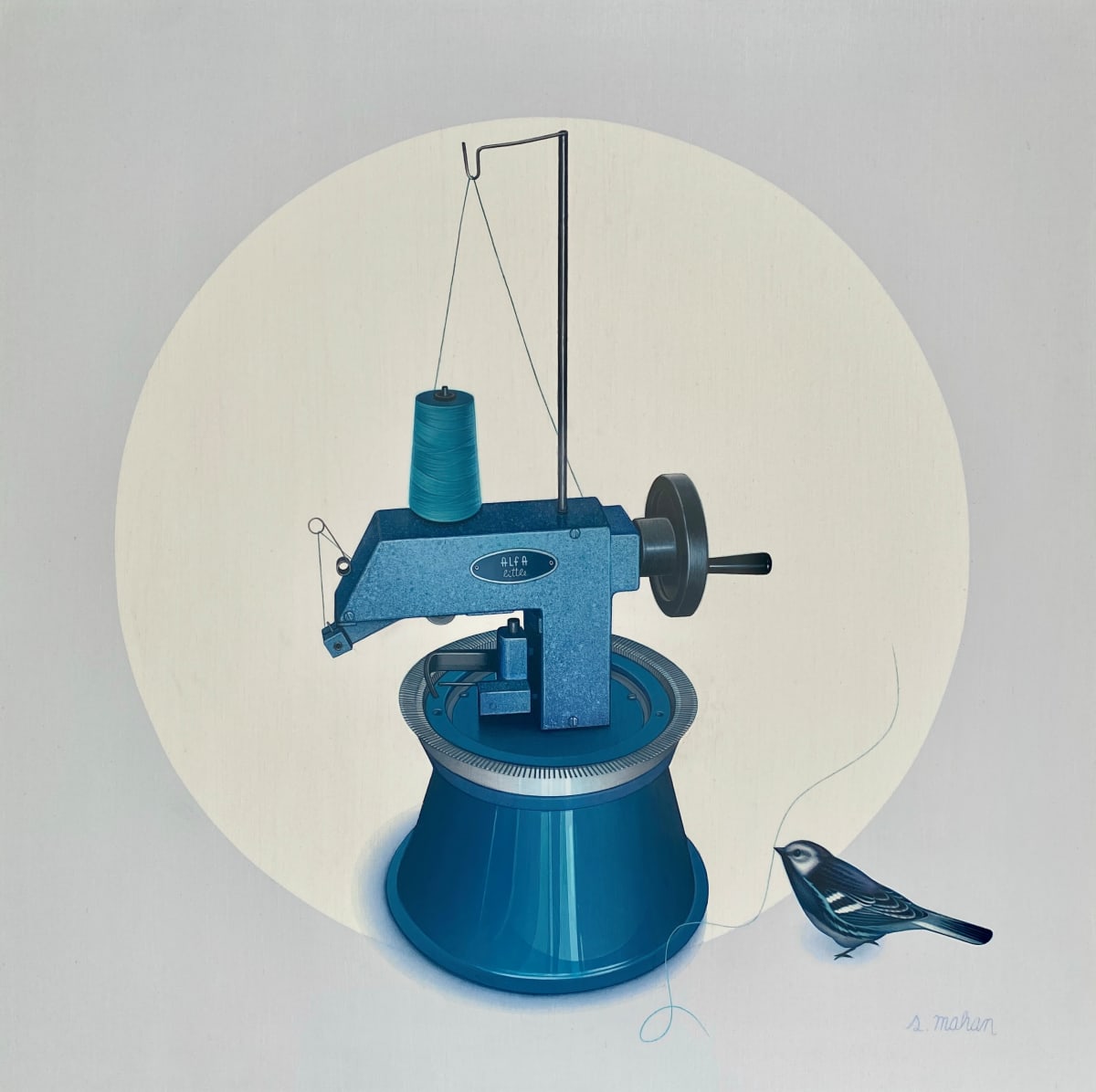Blue Machine by Sean Mahan 