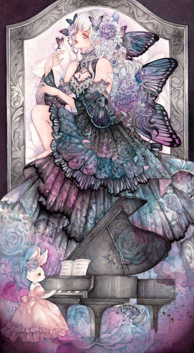 Amethyst Piano by Laverinne 