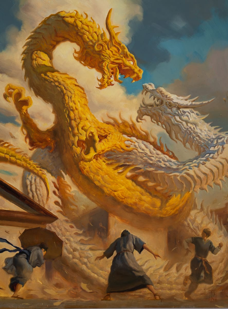 Anfu and Bailong by Mathieu Nozieres 