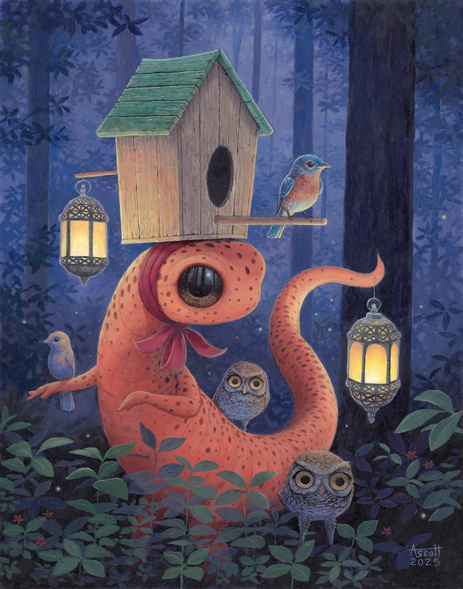 Birdhouse in the Dark by Thomas Ascott 