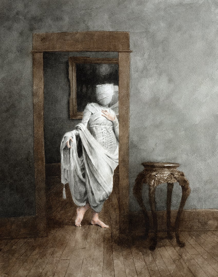 Floating Lady, 1912 by Benz and Chang, Image 1.