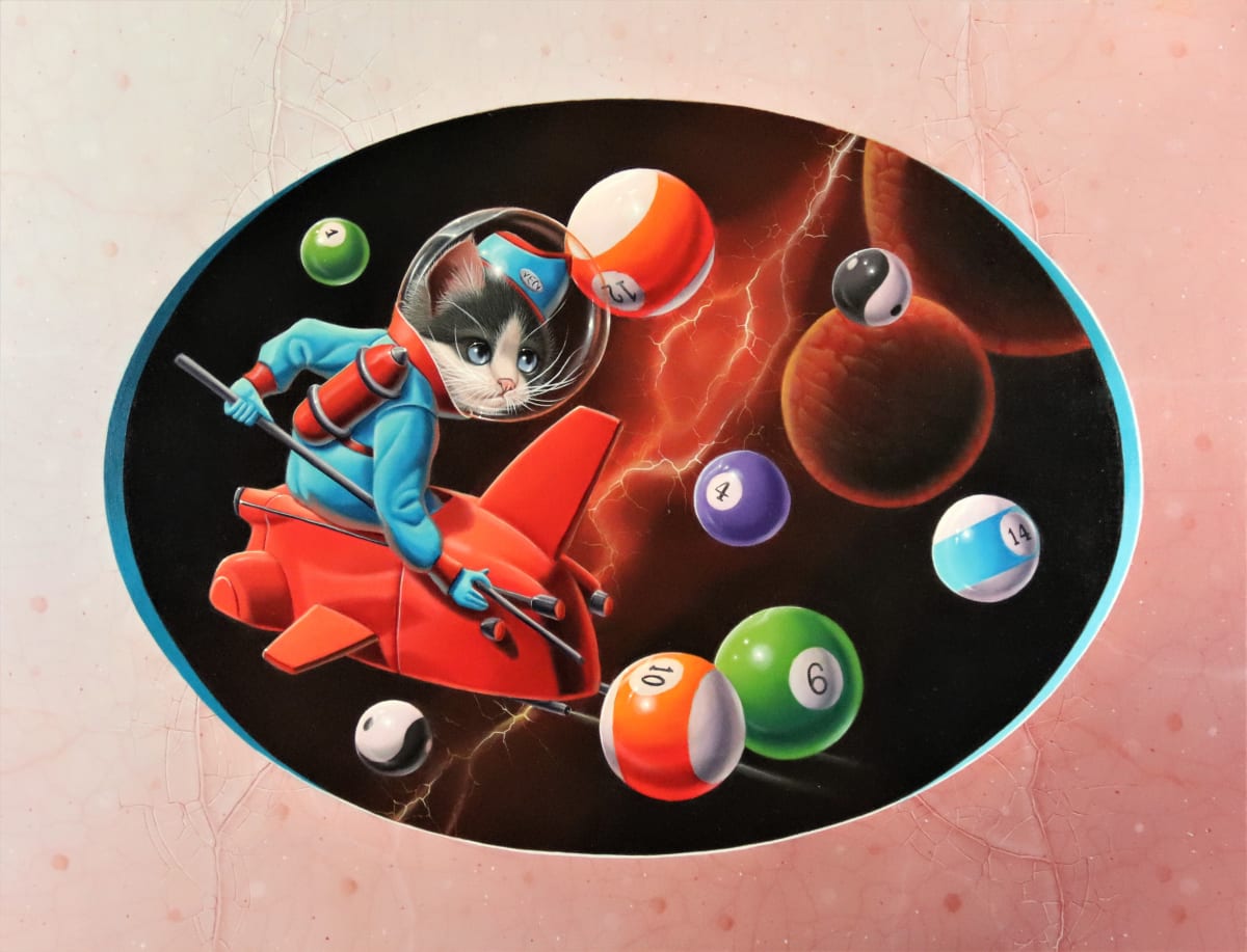 « Billard cosmique » («Cosmic billiard ») by Valéry VECU-Quitard 