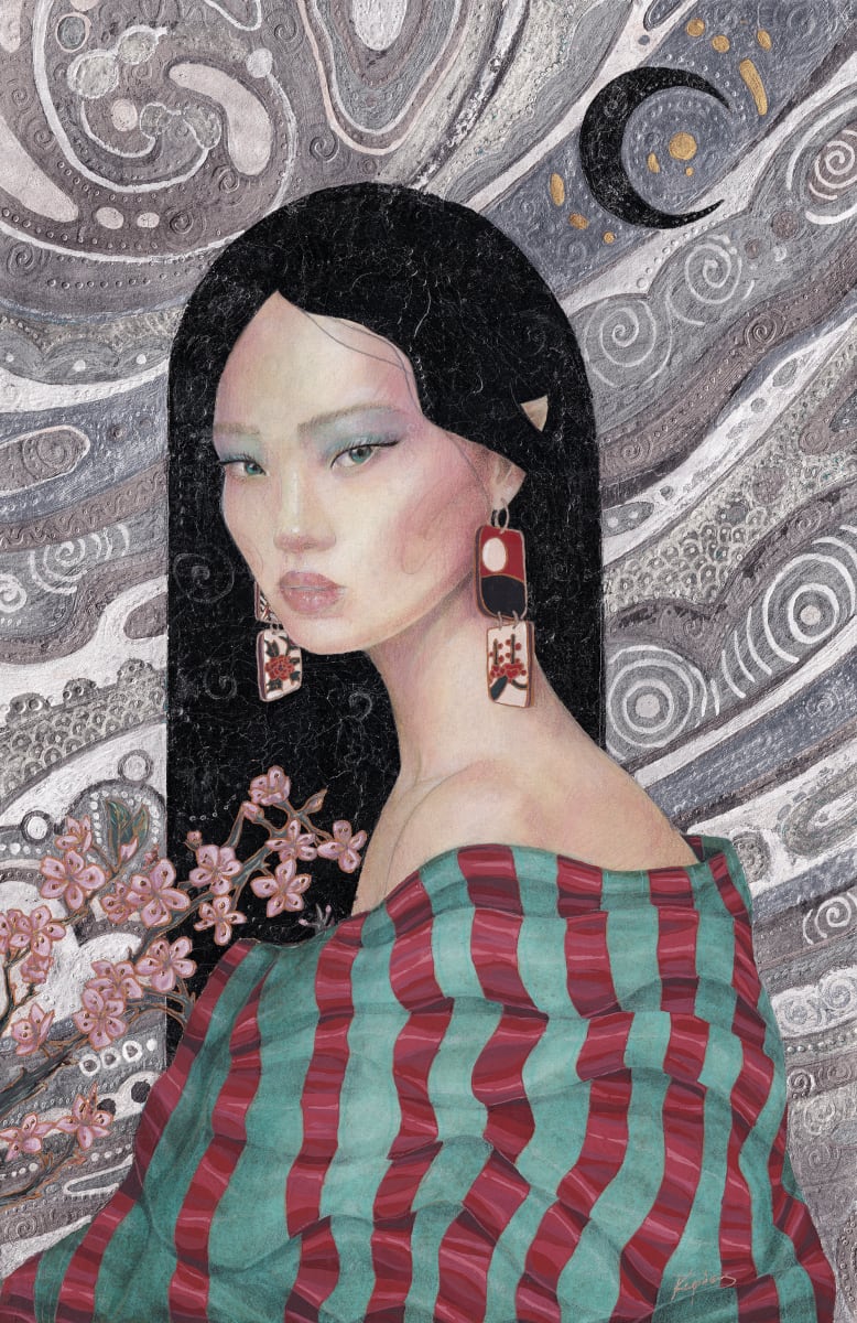 Blossoms Under the Celestial Waves by Nikolas Tower, Image 3.