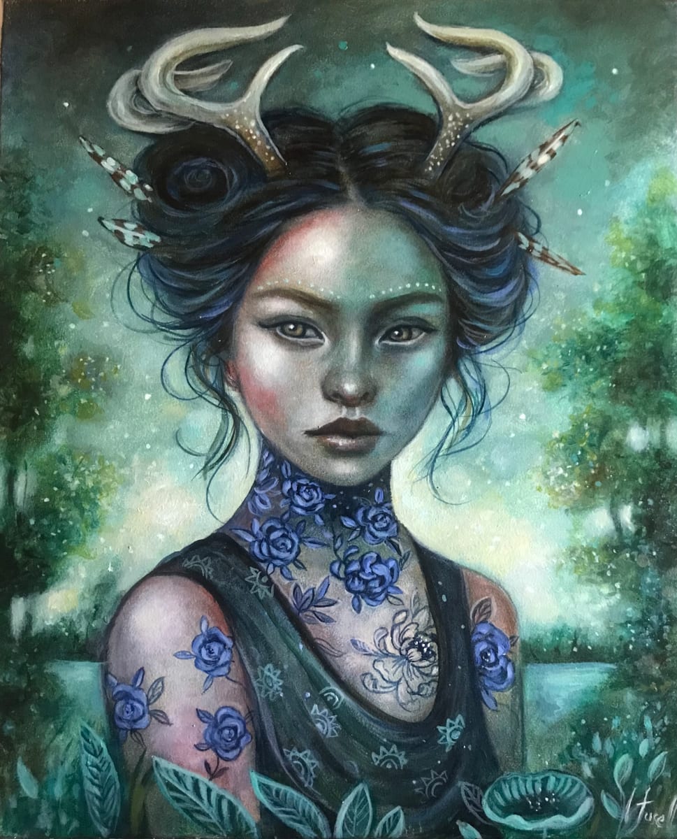 The Blue Faun by Ingrid Tusell 