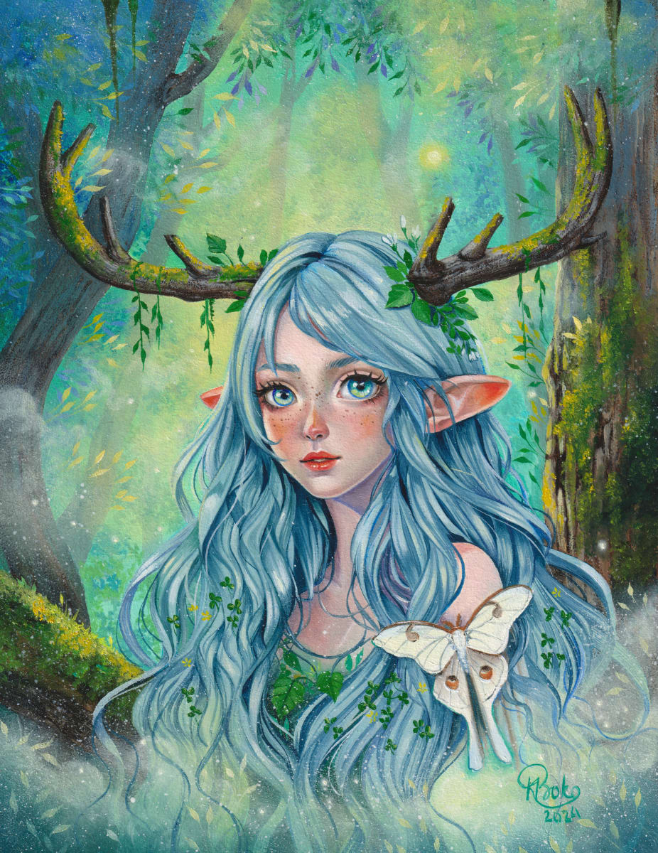 Blue whisper by Kseniia Boko 