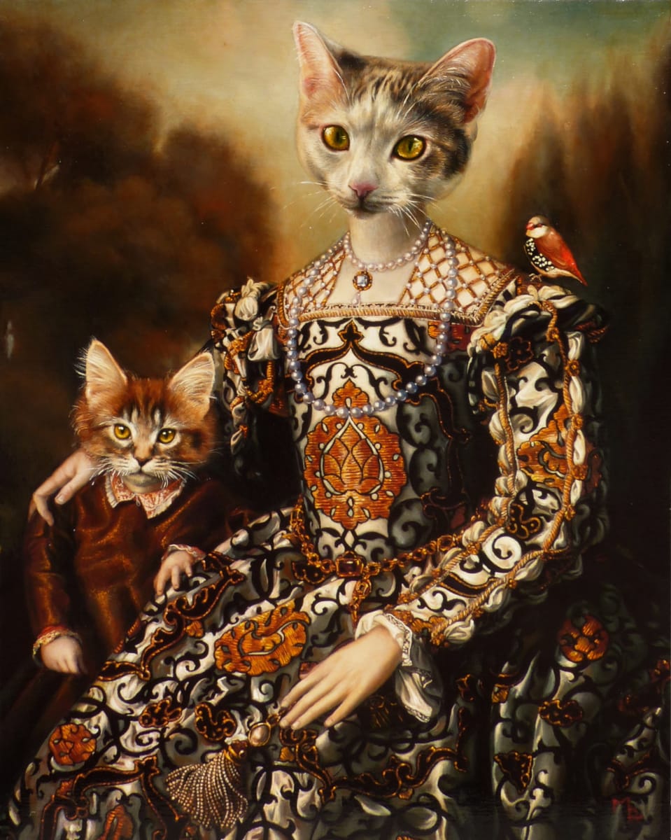 CAT-COURTESAN 1 by Marc Le Rest, Image 1.