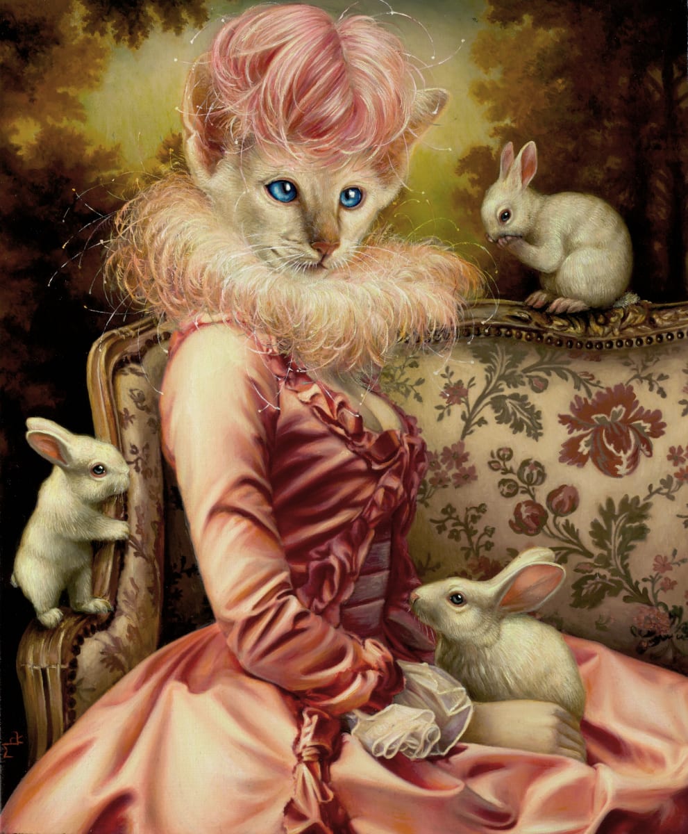 CAT COURTESAN 3 by Marc Le Rest 