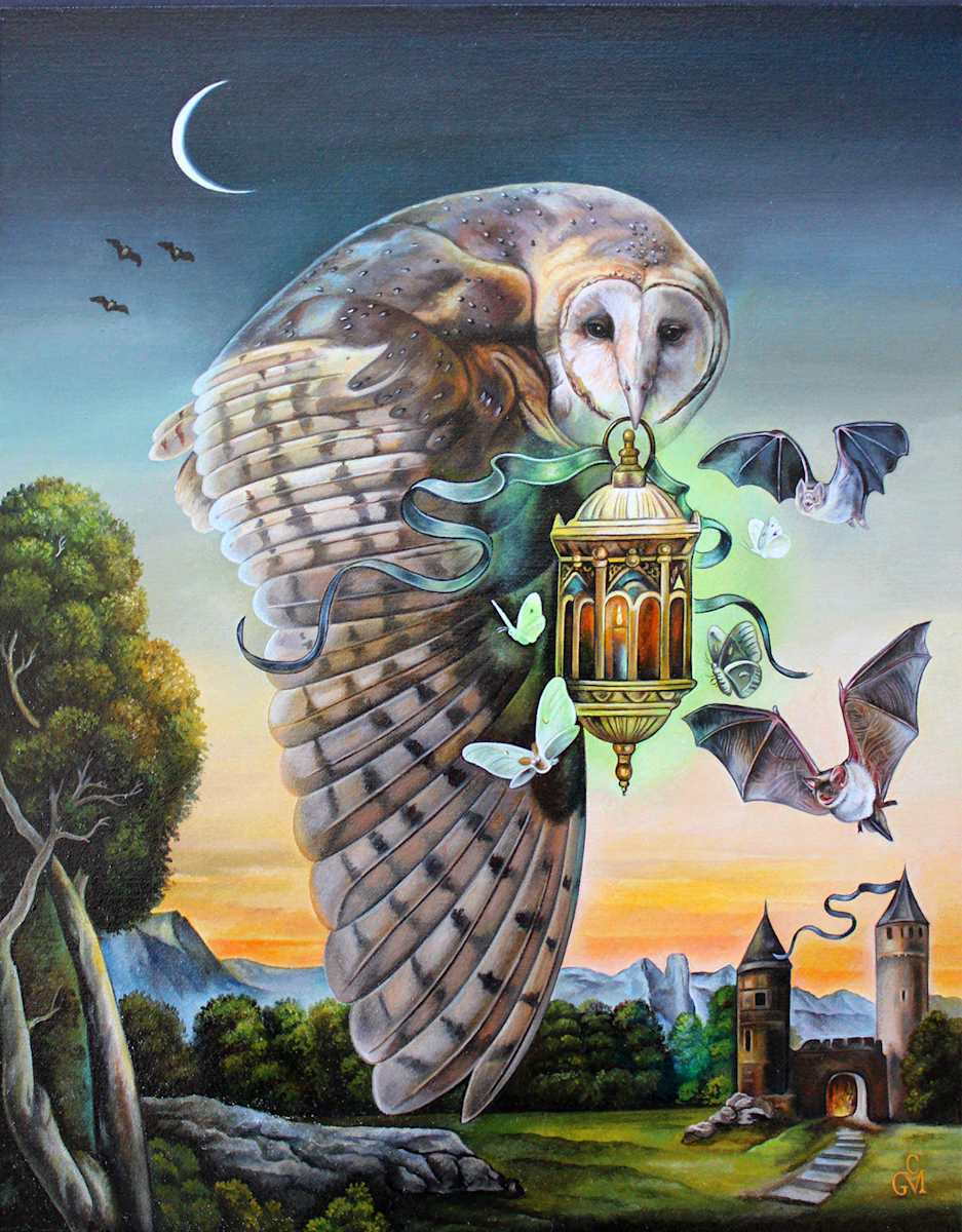 Nocturnal Messenger by Claudia  Griesbach-Martucci 