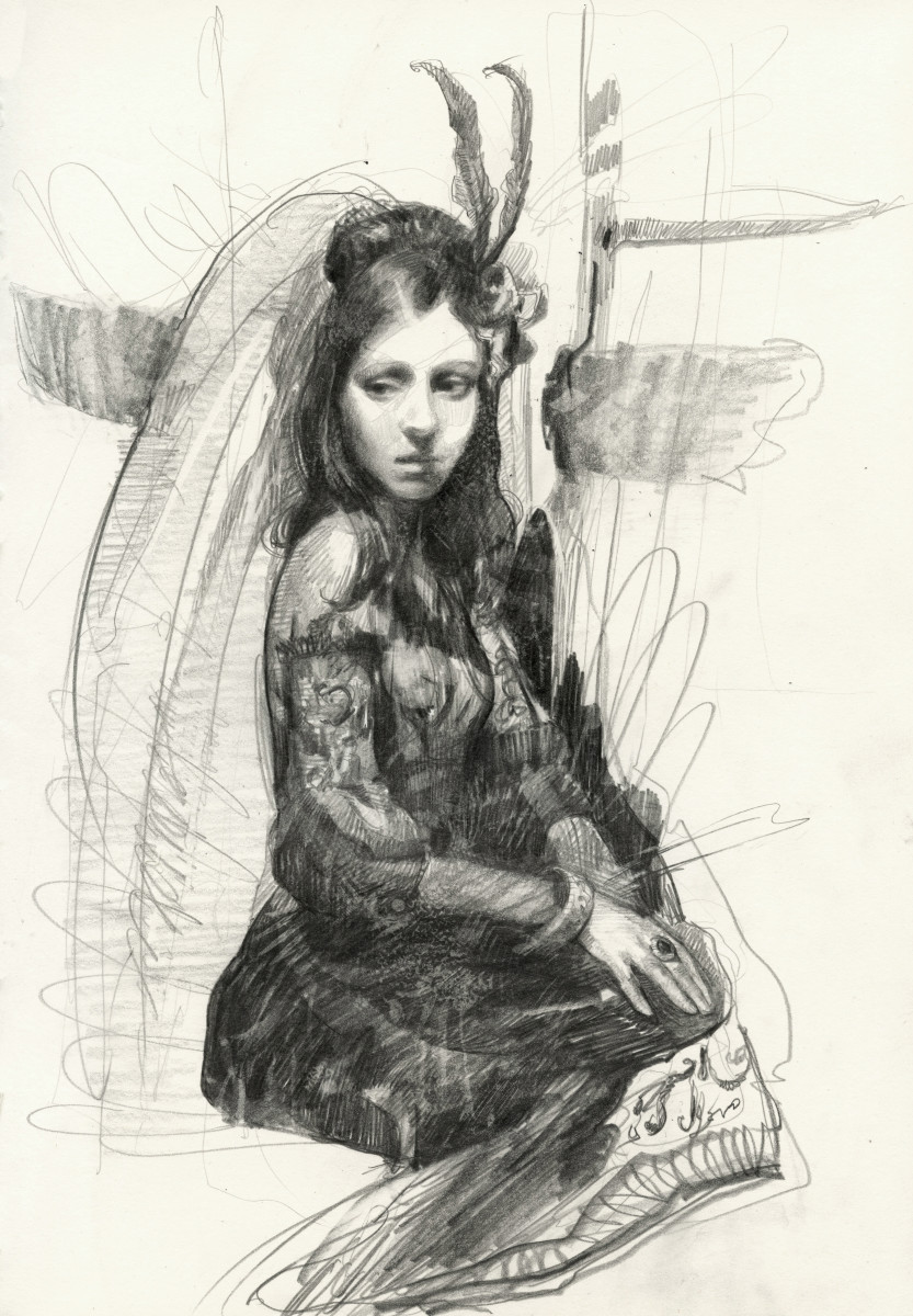 Countess In Black by Nadezda 