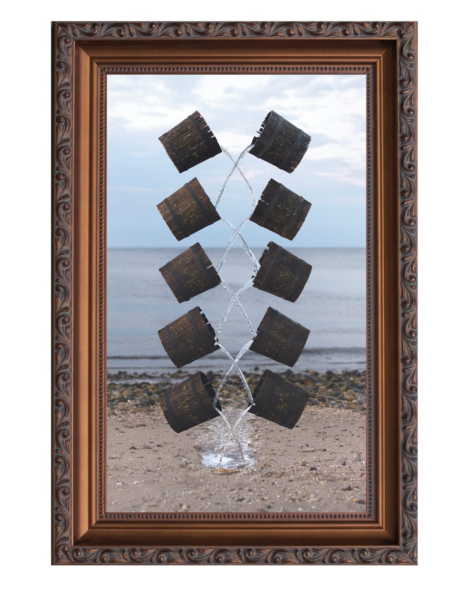 X - Ten of Cups - Minor Arcana - 24kt Gold Leaf Embellished by Nicolas Bruno, Image 1.