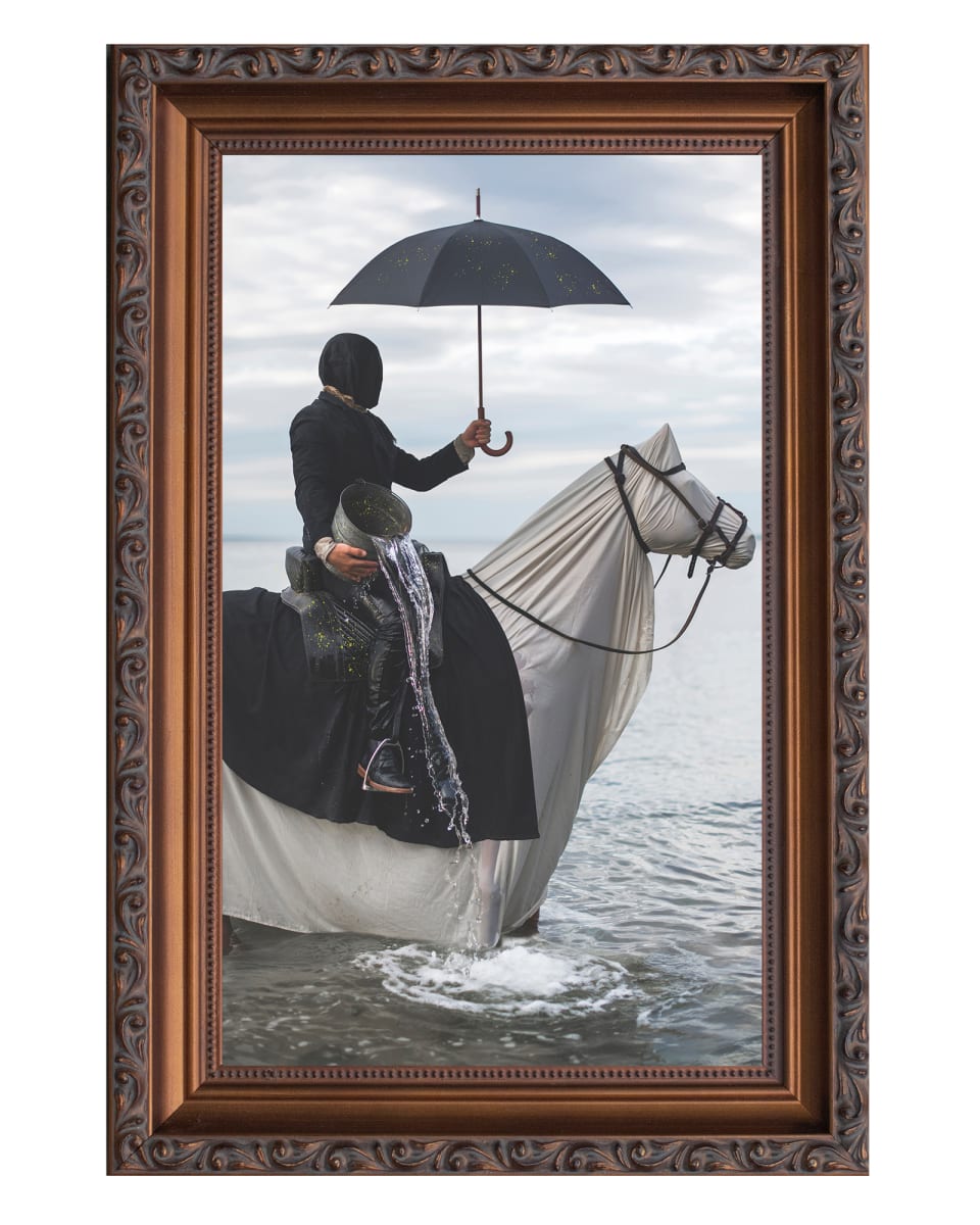 Knight of Cups - Minor Arcana - 24kt Gold Leaf Embellished by Nicolas Bruno, Image 1.