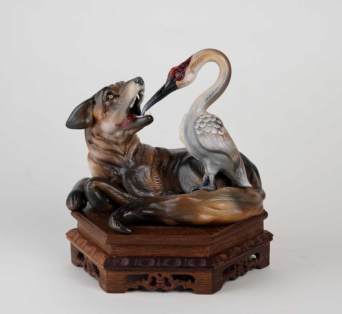 The Wolf and the Crane by Shelby Clark 