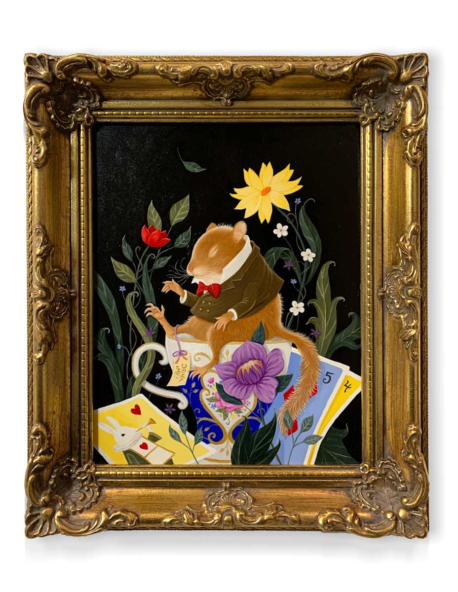 Dormouse in Wonderland by Gina Matarazzo 