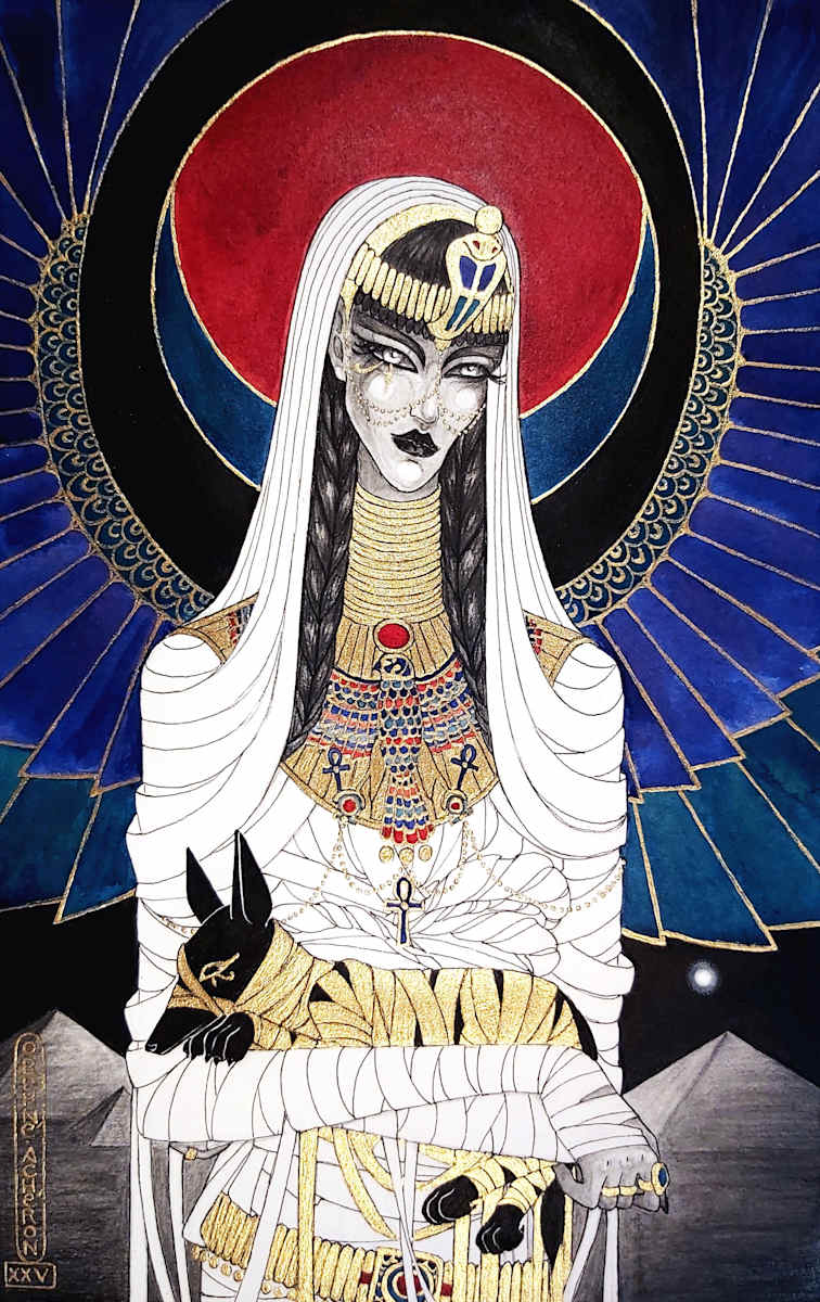 Ex-voto II : A Night In The Middle Of The Desert by Orphné Achéron 