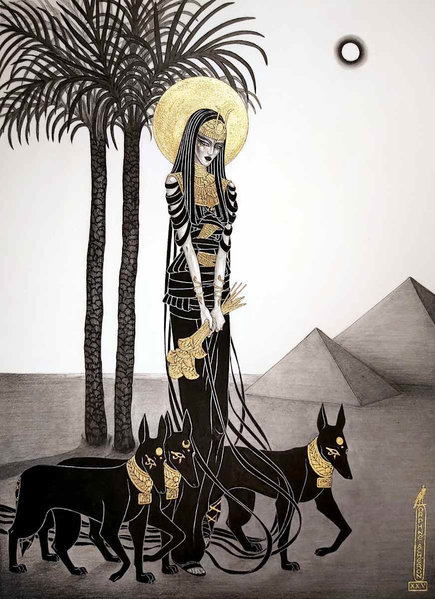 Ex-voto V : An Ordinary Afternoon On The Way To The Temple by Orphné Achéron 