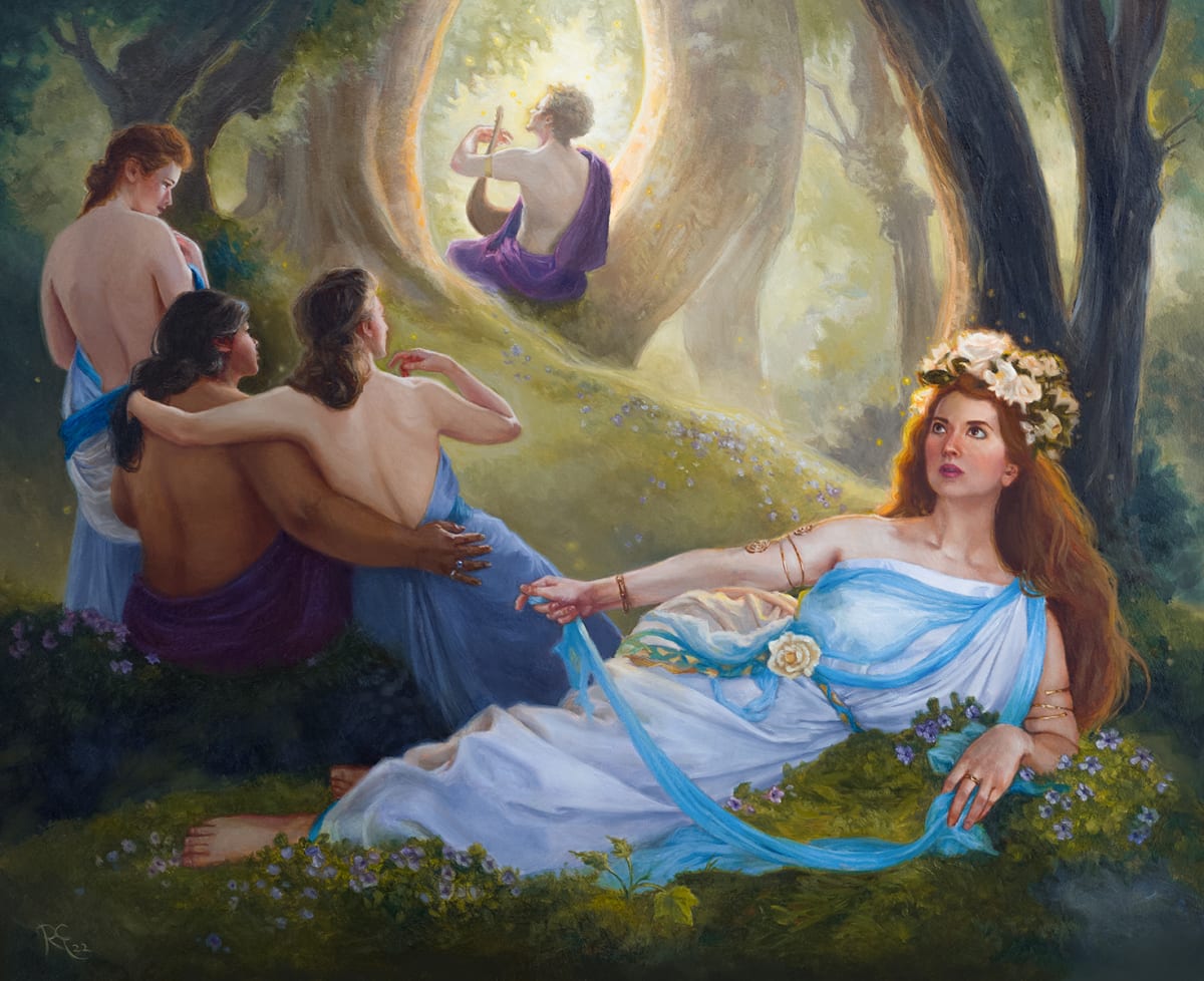 Eurydice Hears the Song of Orpheus by Paige Carpenter 