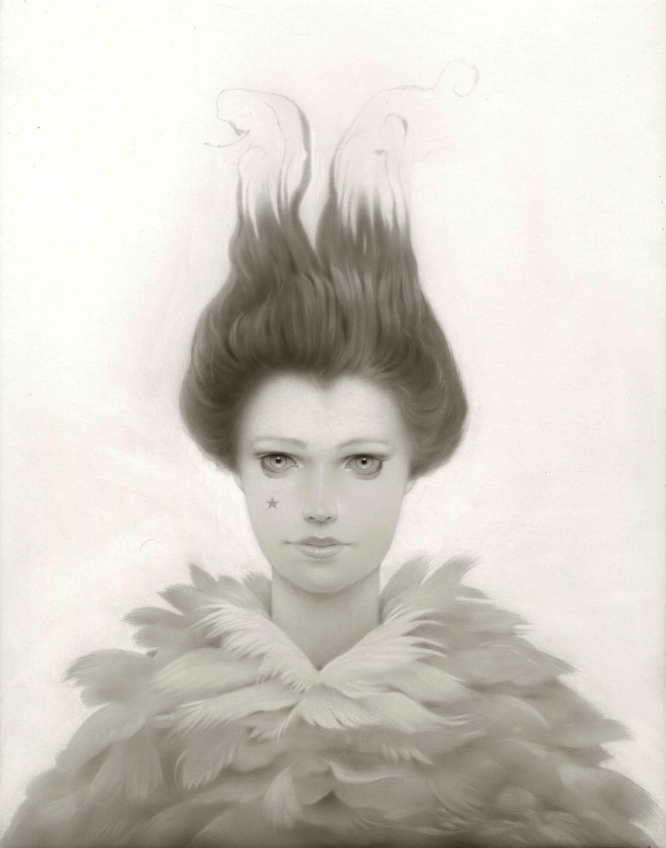 The Feathered Lady by Travis Louie 