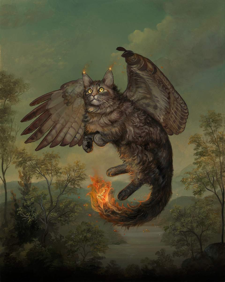 The Feline Firedrake by Annie Stegg Gerard, Image 4.