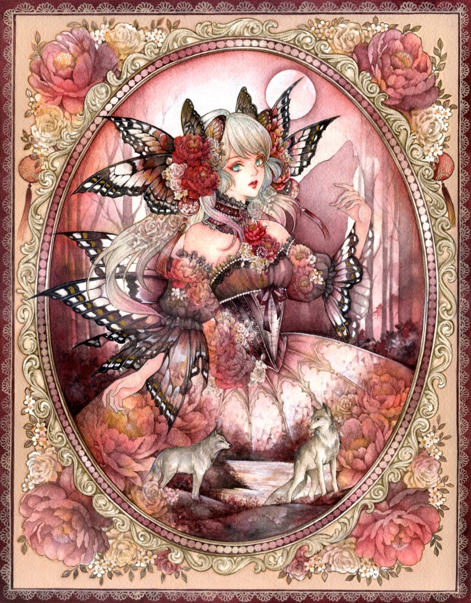 Forest of Wolves by Laverinne 