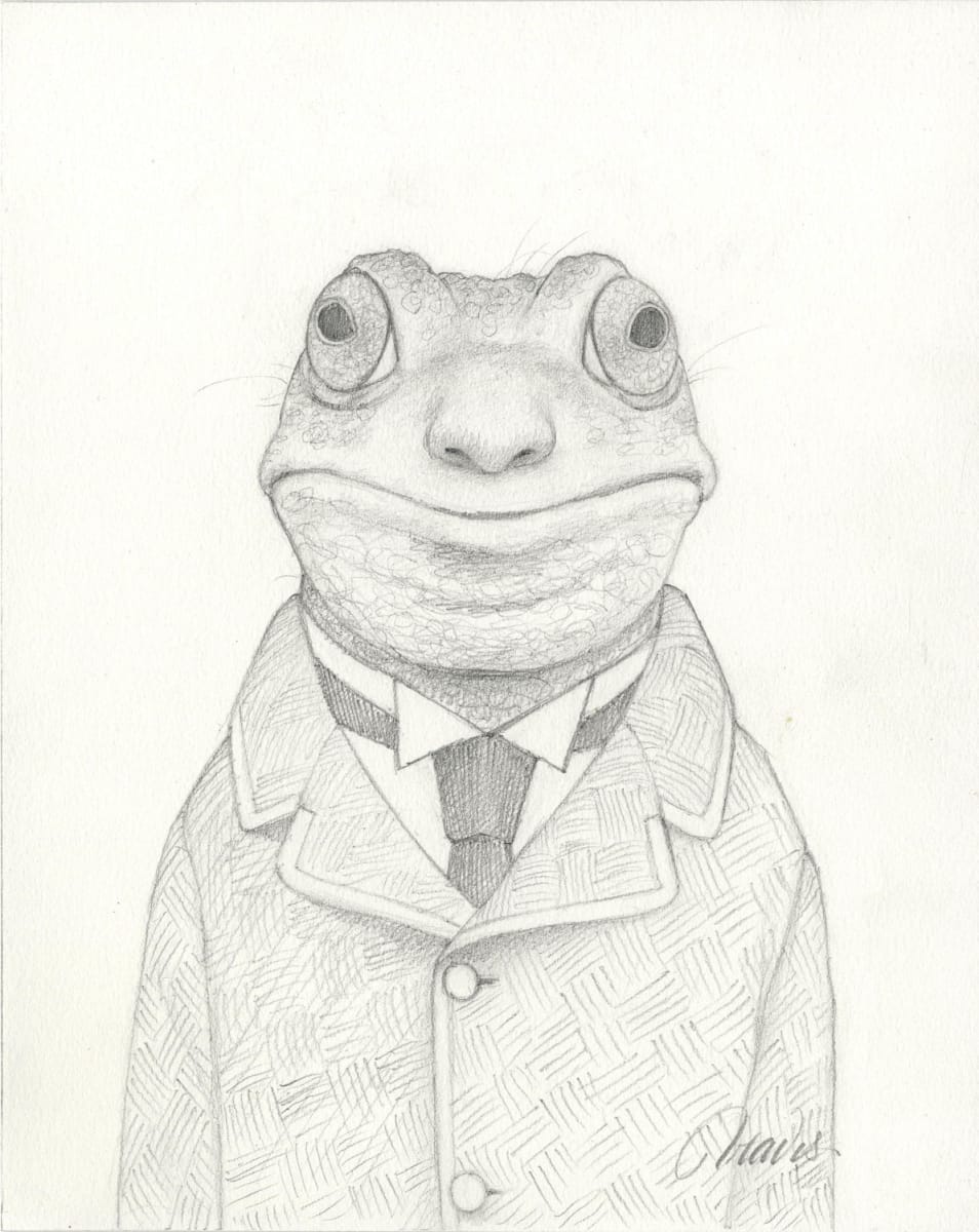 Gary the Frogman Drawing by Travis Louie, Image 1.