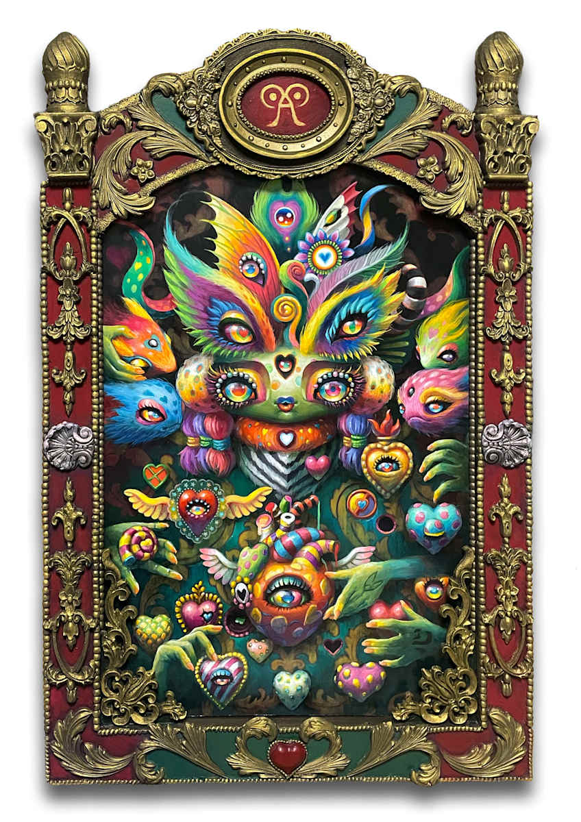 Goddess Altar (Hearts) by Yoko d'Holbachie, Image 1.