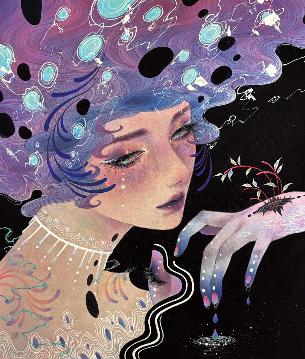 Blooming in the Sinking Foam by Hanae Nakajima 