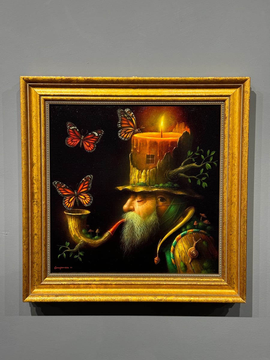 The oldman maker of butterflies by Ronald Compánoca 
