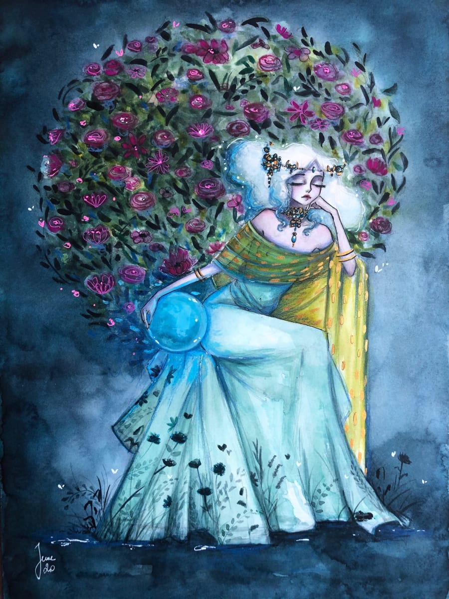 The High Priestess by June Leeloo, Image 1.