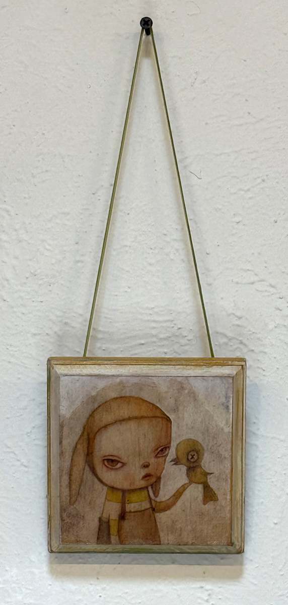 Boy with Canary by Kathie Olivas, Image 1.