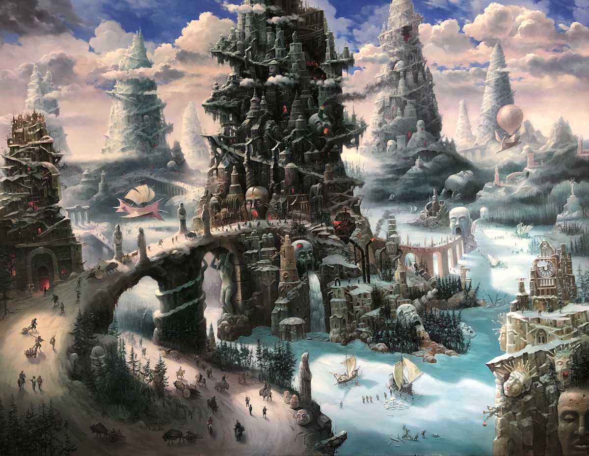 Winter towers. by Alexander Mikhalchuk, Image 1.