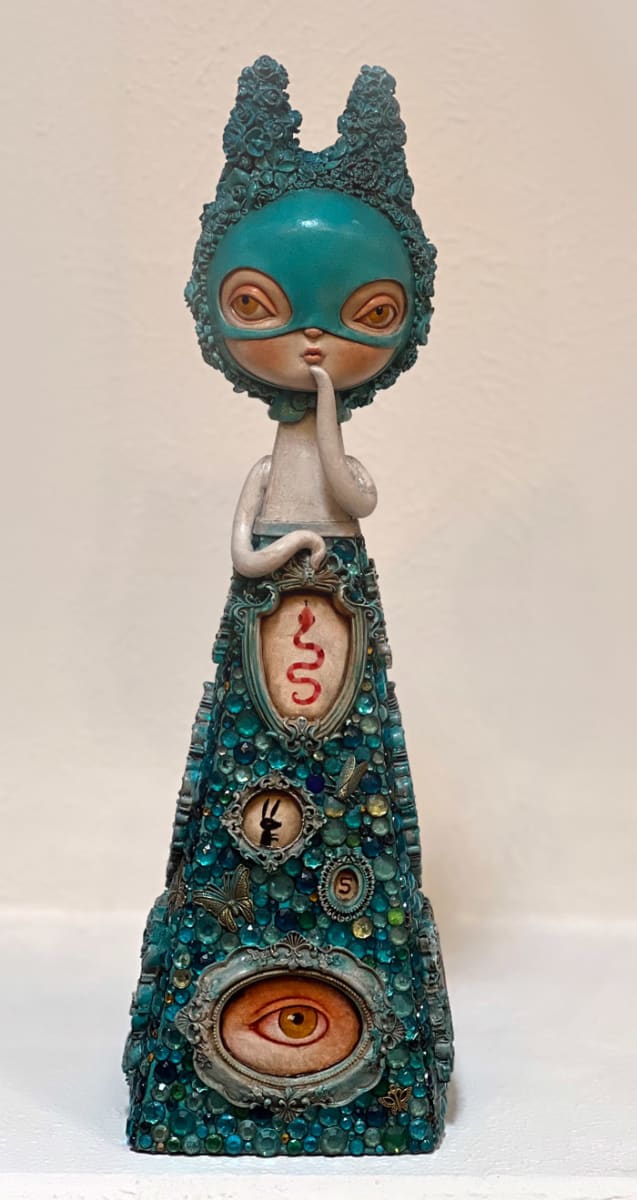 Turquoise Flora Magic Healer by Kathie Olivas, Image 1.