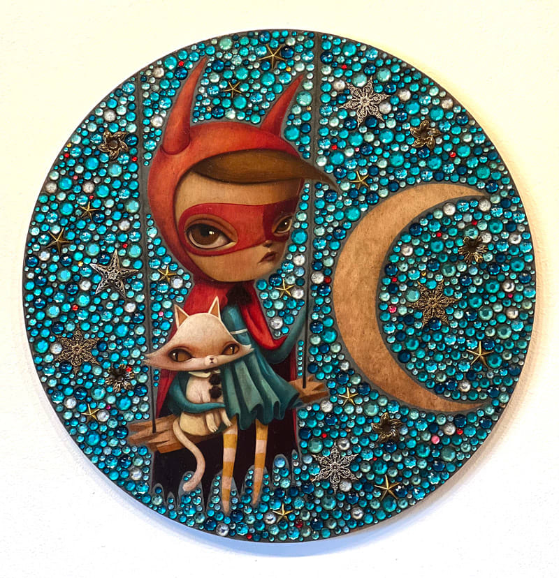 Natalie, Moon and Stars by Kathie Olivas, Image 1.