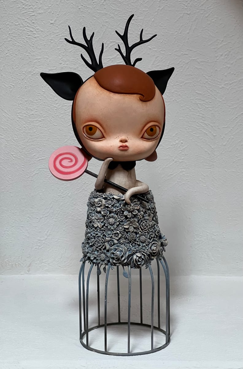 Calliope with Lollipop by Kathie Olivas 