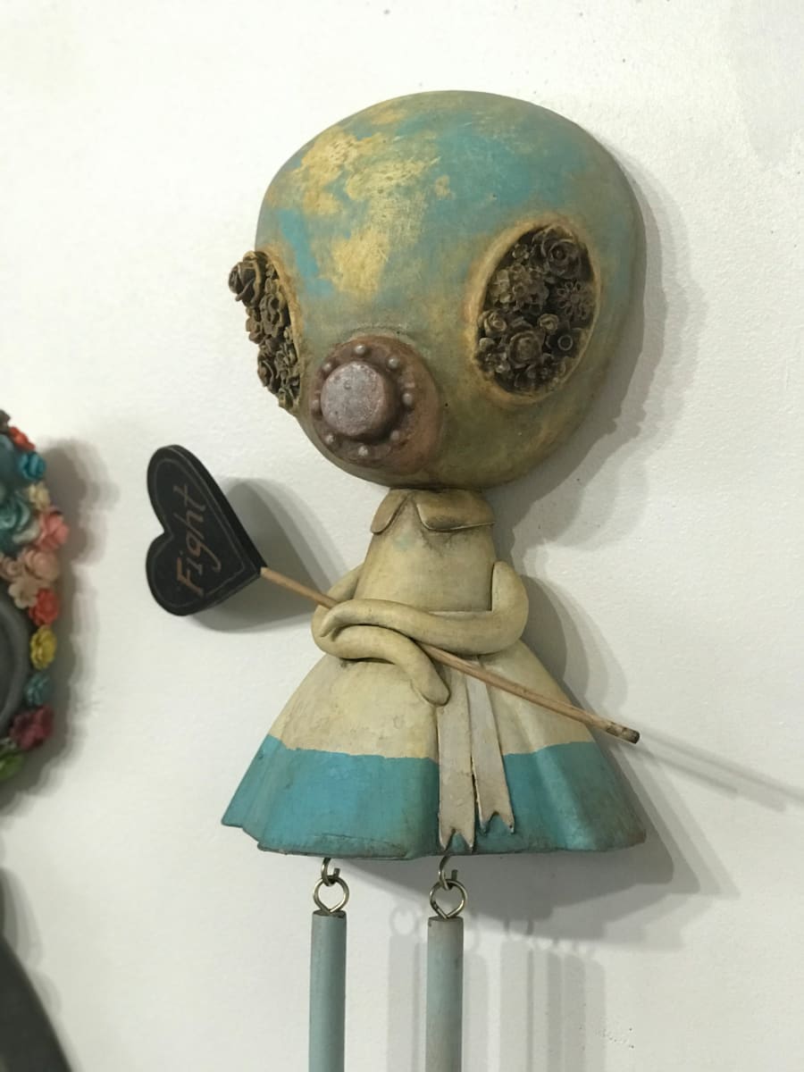 Fight Warrior (holder of momentum in your fight for justice; keeper of optimism) by Kathie Olivas 