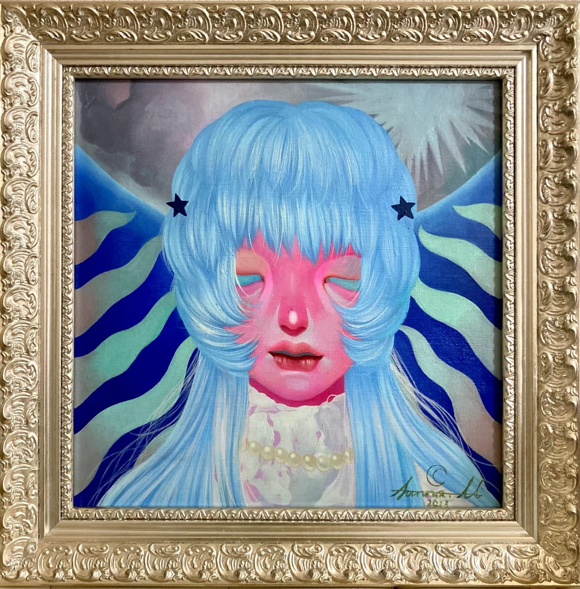 The moon is shining by Junna Maruyama 