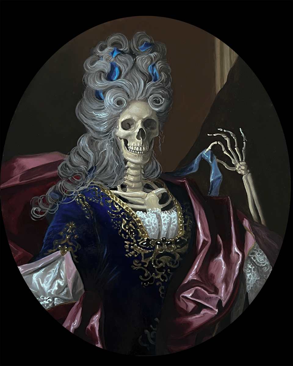 Lady in Satin by Michele Melcher 