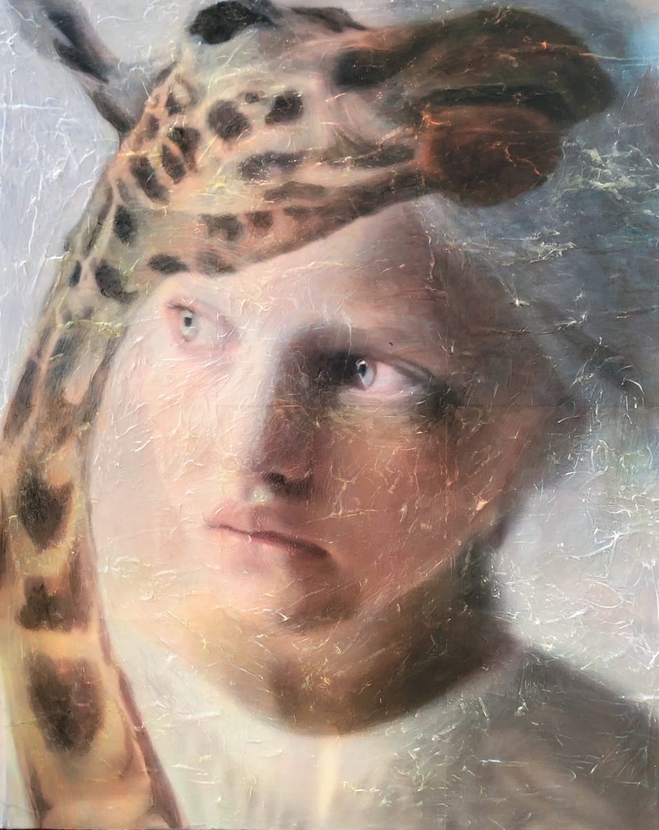 Lindsay and a Giraffe by Lavely Miller, Image 2.