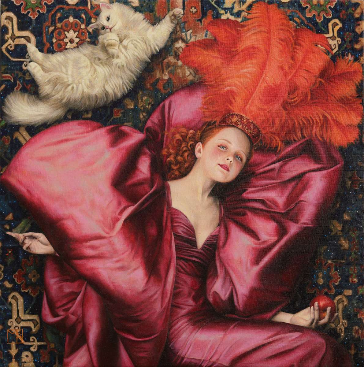 Lying girl 2 by Marc Le Rest, Image 1.