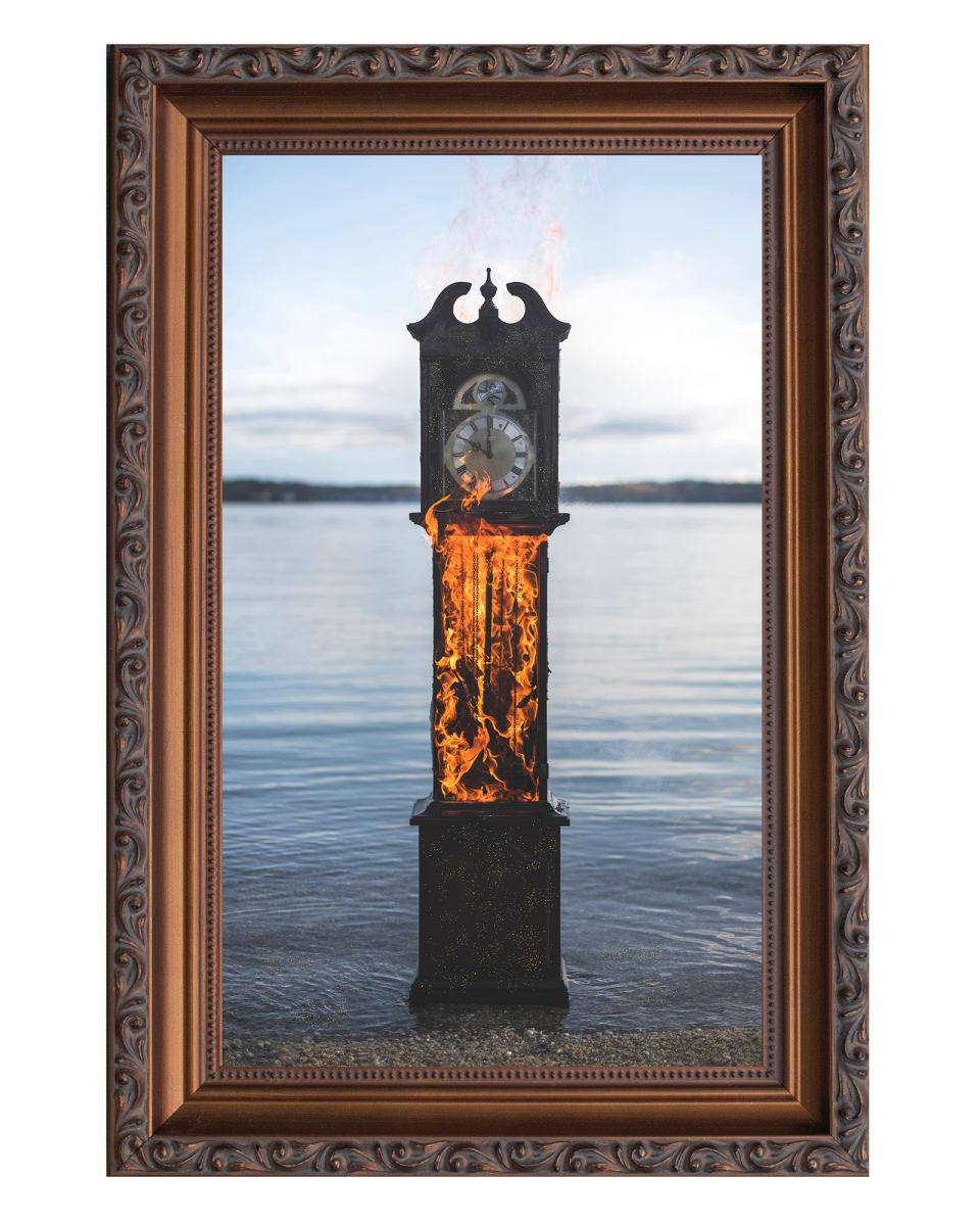 X - Wheel of Fortune - Major Arcana - 24kt Gold Leaf Embellished by Nicolas Bruno, Image 1.