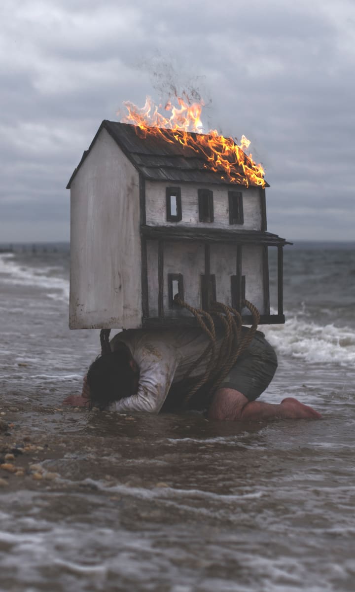 XVI - The Tower - Major Arcana #2 Framed by Nicolas Bruno, Image 2.