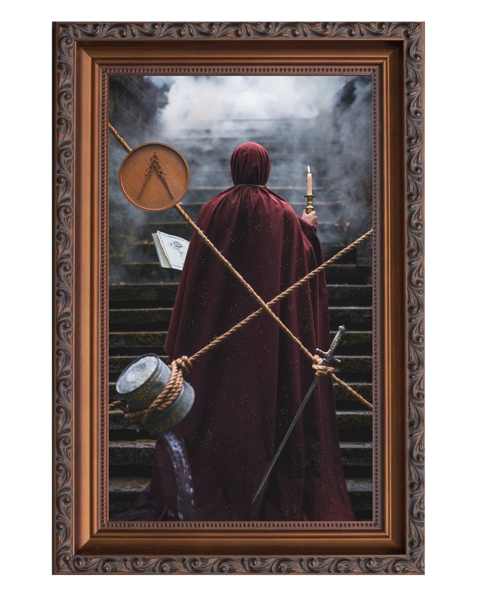 1 - The Magician - Major Arcana - 24kt Gold Leaf Embellished by Nicolas Bruno, Image 1.