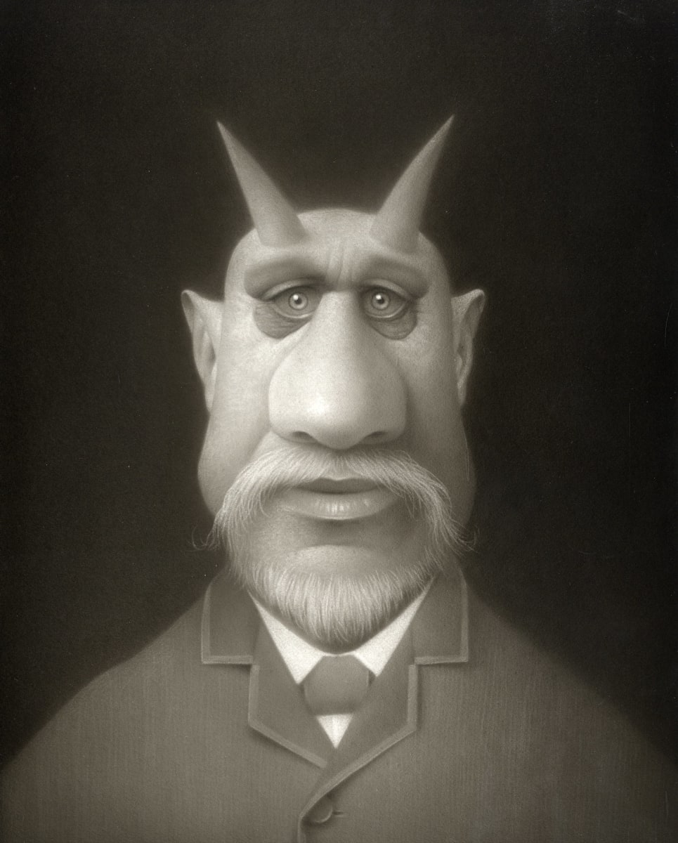 Mitch, My Neighbor From The Woods Behind My House by Travis Louie, Image 1.