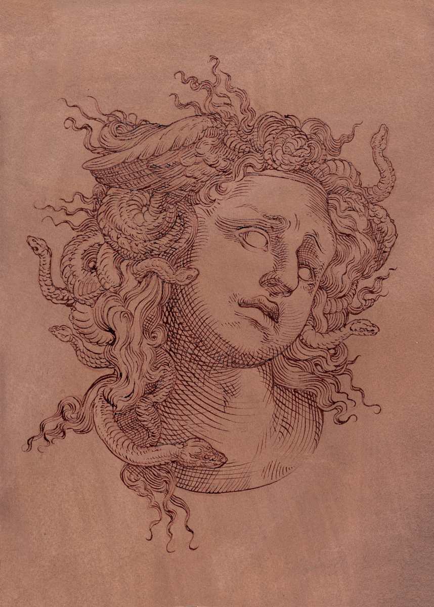 Medusa's head by Myriam Black, Image 1.
