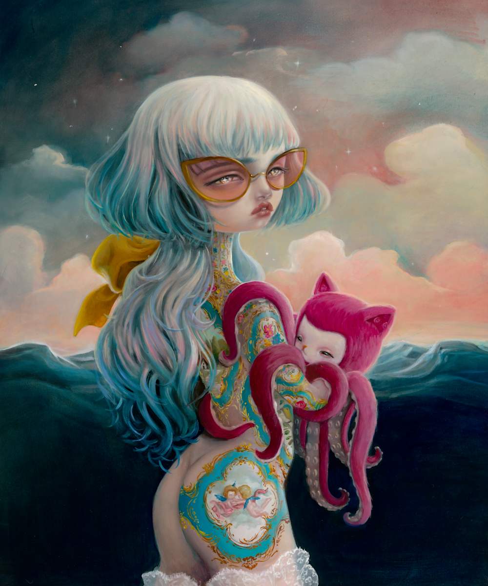 Nadia and Pussypus by Kukula 